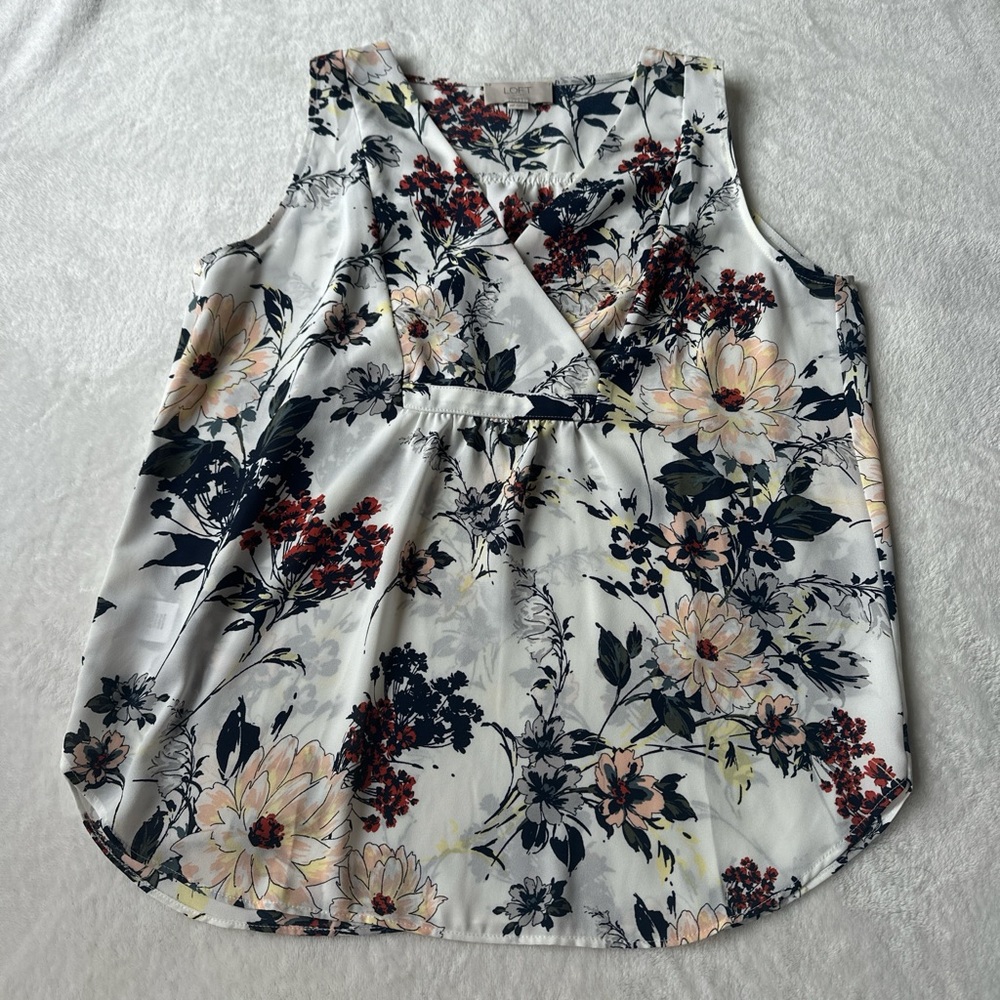 Loft floral blouse